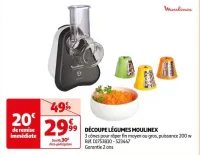 Auchan Hypermarché Découpe Légumes Moulinex Offres et Promotions