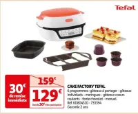 Auchan Hypermarché Cake Factory Tefal Offres et Promotions