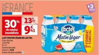 Auchan Hypermarché Lait Matin Léger De Lactel Offres et Promotions