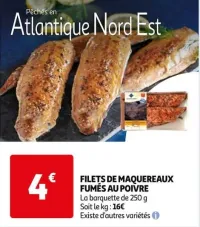 Auchan Hypermarché Filets De Maquereaux Fumés Au Poivre Offres et Promotions