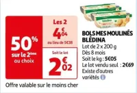 Auchan Hypermarché Bols Mes Moulinés Blédina Offres et Promotions