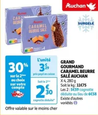 Auchan Hypermarché Grand Gourmand Caramel Beurre Salé Auchan Offres et Promotions