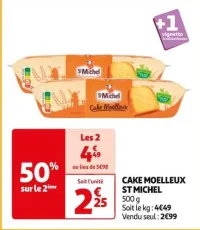 Auchan Hypermarché Cake Moelleux St Michel Offres et Promotions