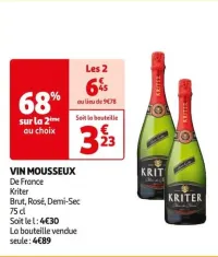 Auchan Hypermarché Vin Mousseux Offres et Promotions