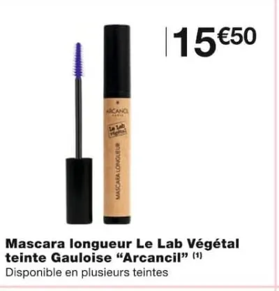 Monoprix Mascara longueur Le Lab Végétal teinte Gauloise Offres et Promotions