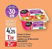 G20 MIX BUFFET Salade et Penne Façon 250 g Offres et Promotions