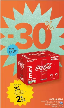 Carrefour COCA COLA Mini Offres et Promotions