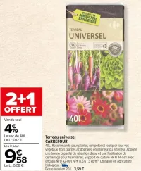 Carrefour Terreau universel Offres et Promotions