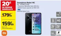 Carrefour Smartphone Redmi 14C Offres et Promotions