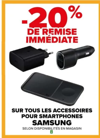 Carrefour SUR TOUS LES ACCESSOIRES POUR SMARTPHONES Offres et Promotions