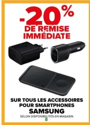 Carrefour SUR TOUS LES ACCESSOIRES POUR SMARTPHONES Offres et Promotions