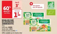 Auchan Hypermarché Bouillon Cube De Légumes Bio Jardin Bio Étic Offres et Promotions