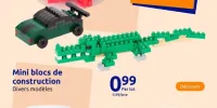 Action Mini blocs de construction Offres et Promotions