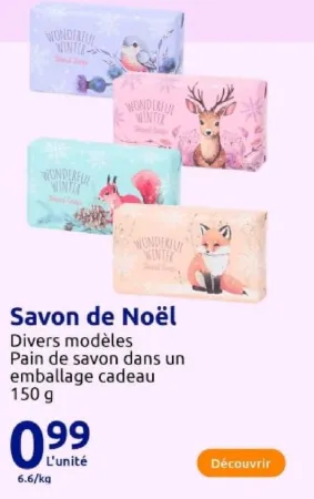 Action Savon de Noël Offres et Promotions
