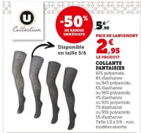 Super U COLLANTS FANTAISIES Offres et Promotions