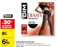 Carrefour Collant Diam's ventre plat Offres et Promotions