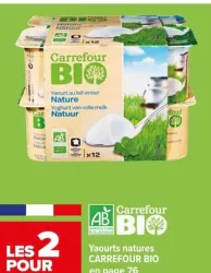 Carrefour Yaourts natures Offres et Promotions