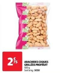 Auchan Hypermarché Arachides Coques Grillées Profruit Offres et Promotions