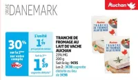 Auchan Hypermarché Tranche De Fromage Au Lait De Vache Auchan Offres et Promotions