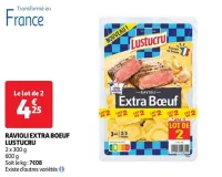 Auchan Hypermarché Ravioli Extra Boeuf Lustucru Offres et Promotions