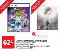 Auchan Hypermarché Le Jeu Ps5 Dragon Ball Sparking Zero Offres et Promotions