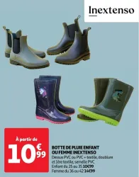 Auchan Hypermarché Botte De Pluie Enfant Ou Femme Inextenso Offres et Promotions