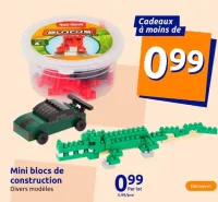 Action Mini blocs de construction Offres et Promotions