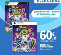 E.Leclerc Dragon ball sparking zero Offres et Promotions