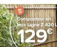 Castorama Composteur en bois ligne Offres et Promotions