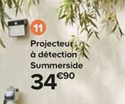 Castorama Projecteur à détection summerside Offres et Promotions