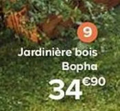 Castorama Jardinière bois bopha Offres et Promotions