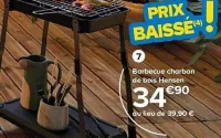 Castorama Goodhome - barbecue charbon de bois nomade hensen 6 couverts Offres et Promotions