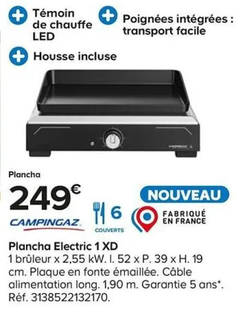 Castorama Plancha électrique Offres et Promotions