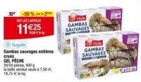 Cora Gel-Pêche Gambas sauvages Offres et Promotions