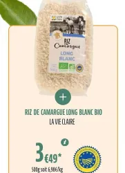 La Vie Claire RIZ DE CAMARGUE LONG BLANC BIO LA VIE CLAIRE Offres et Promotions