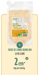 La Vie Claire SUCRE DE CANNE BLOND BIO LA VIE CLAIRE Offres et Promotions