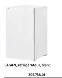 IKEA Lagan, réfrigérateur, blanc Offres et Promotions