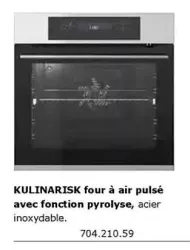 IKEA Kulinarisk four à air pulsé avec fonction pyrolyse,acier Offres et Promotions