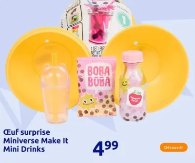 Action Œuf surprise Miniverse Make It Mini Drinks Offres et Promotions