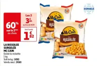 Auchan Hypermarché La Rissolee Surgelée Mc Cain Offres et Promotions