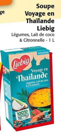 Colruyt Liebig Soupe Voyage en Thaïlande Offres et Promotions