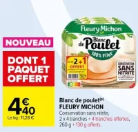 Carrefour Blanc de poulet Offres et Promotions