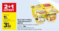 Carrefour Riz au lait La laitière "Offre Découverte" Offres et Promotions