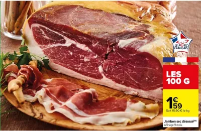 Carrefour Jambon sec désossé Offres et Promotions