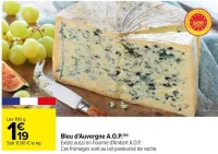 Carrefour Bleu d'Auvergne A.O.P. Offres et Promotions