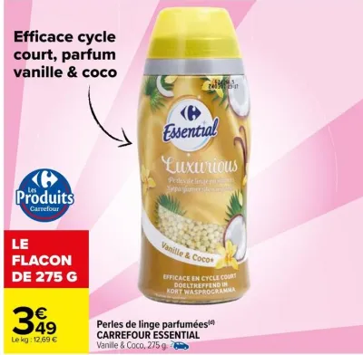 Carrefour Perles de linge parfumées Offres et Promotions