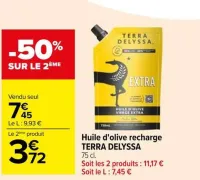 Carrefour Huile d'olive recharge Offres et Promotions