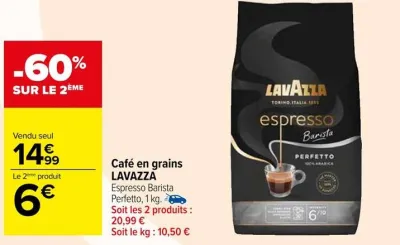 Carrefour Café en grains Offres et Promotions