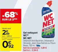 Carrefour Gel nettoyant WC Offres et Promotions