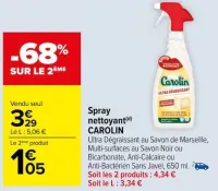 Carrefour Spray nettoyant Offres et Promotions